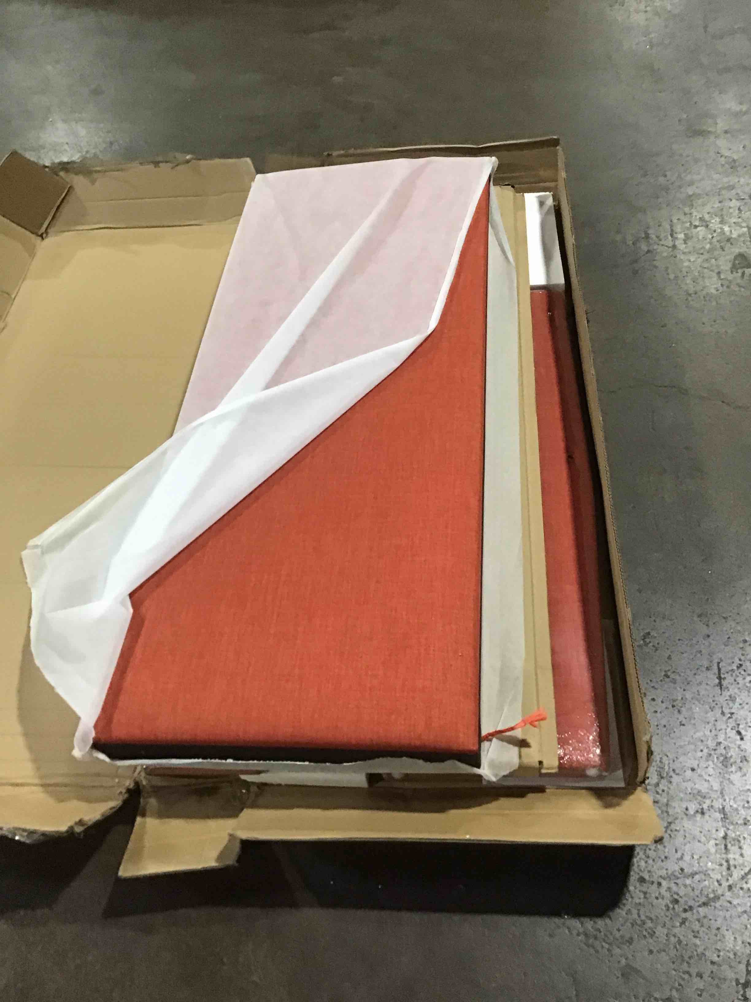 headboard with head frame twin