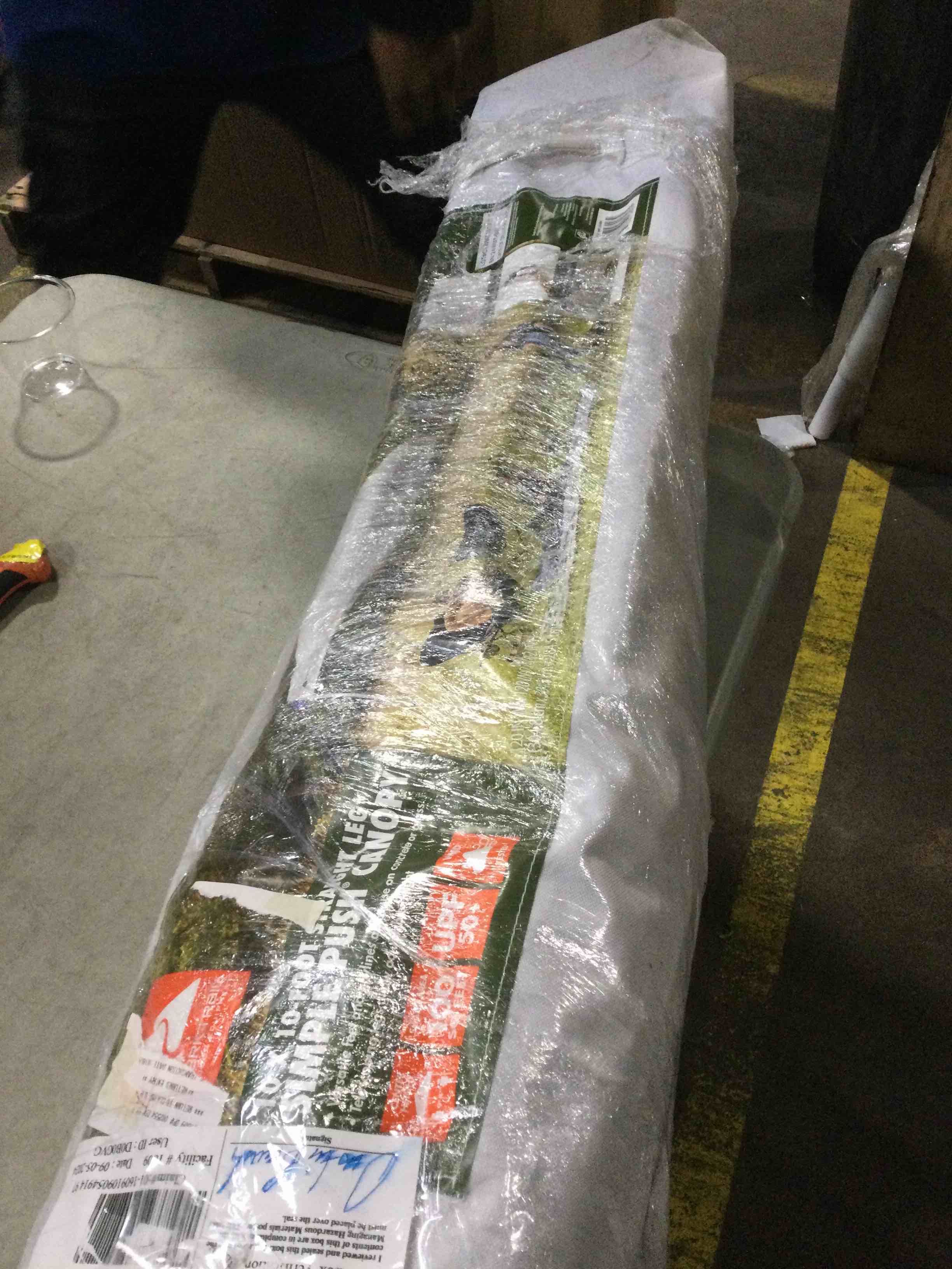 o ark trail simple push canopy 100 square feet