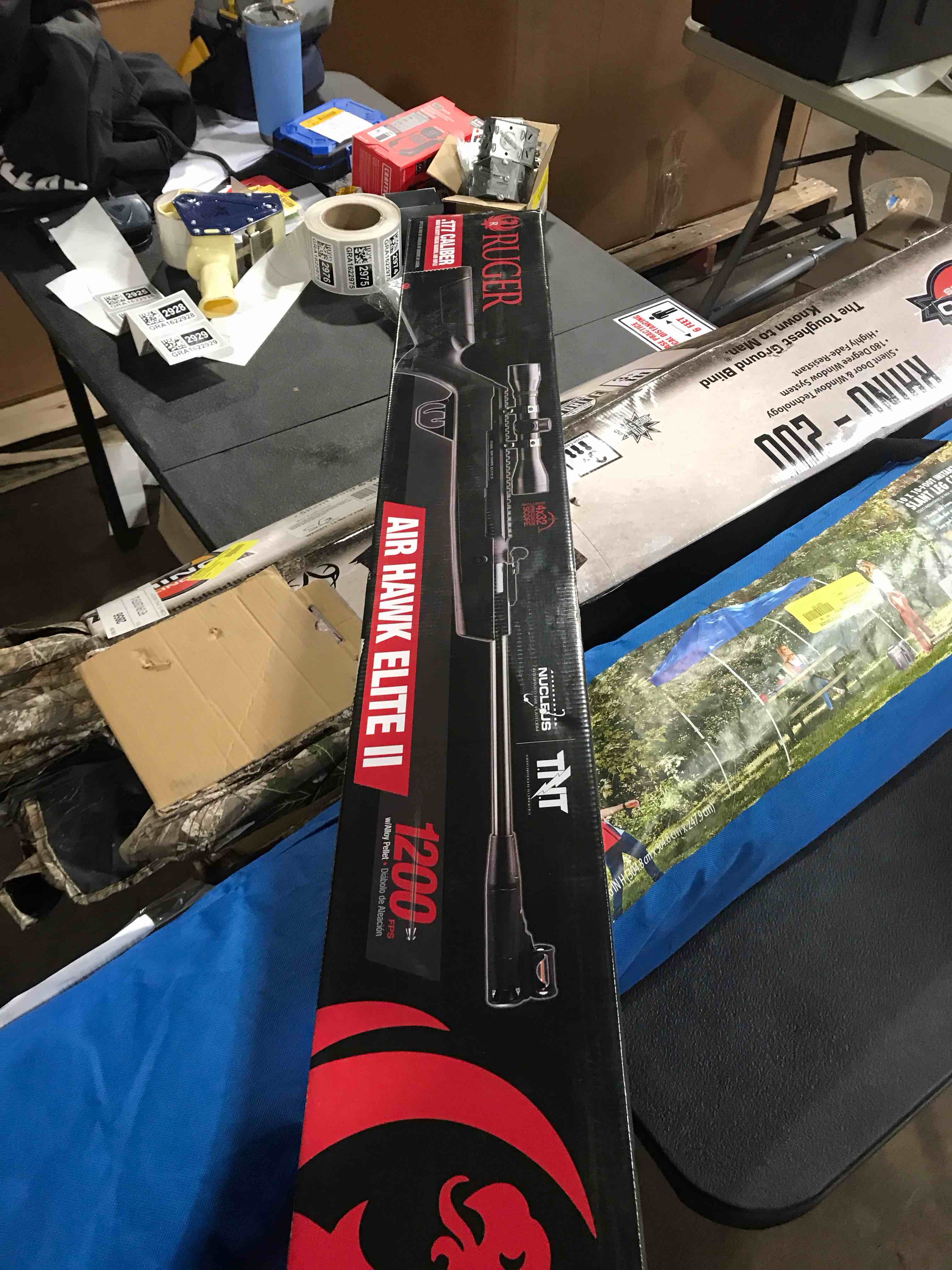 rugervhawk ellite 11.177 caliber high velocity break barrel air rifle