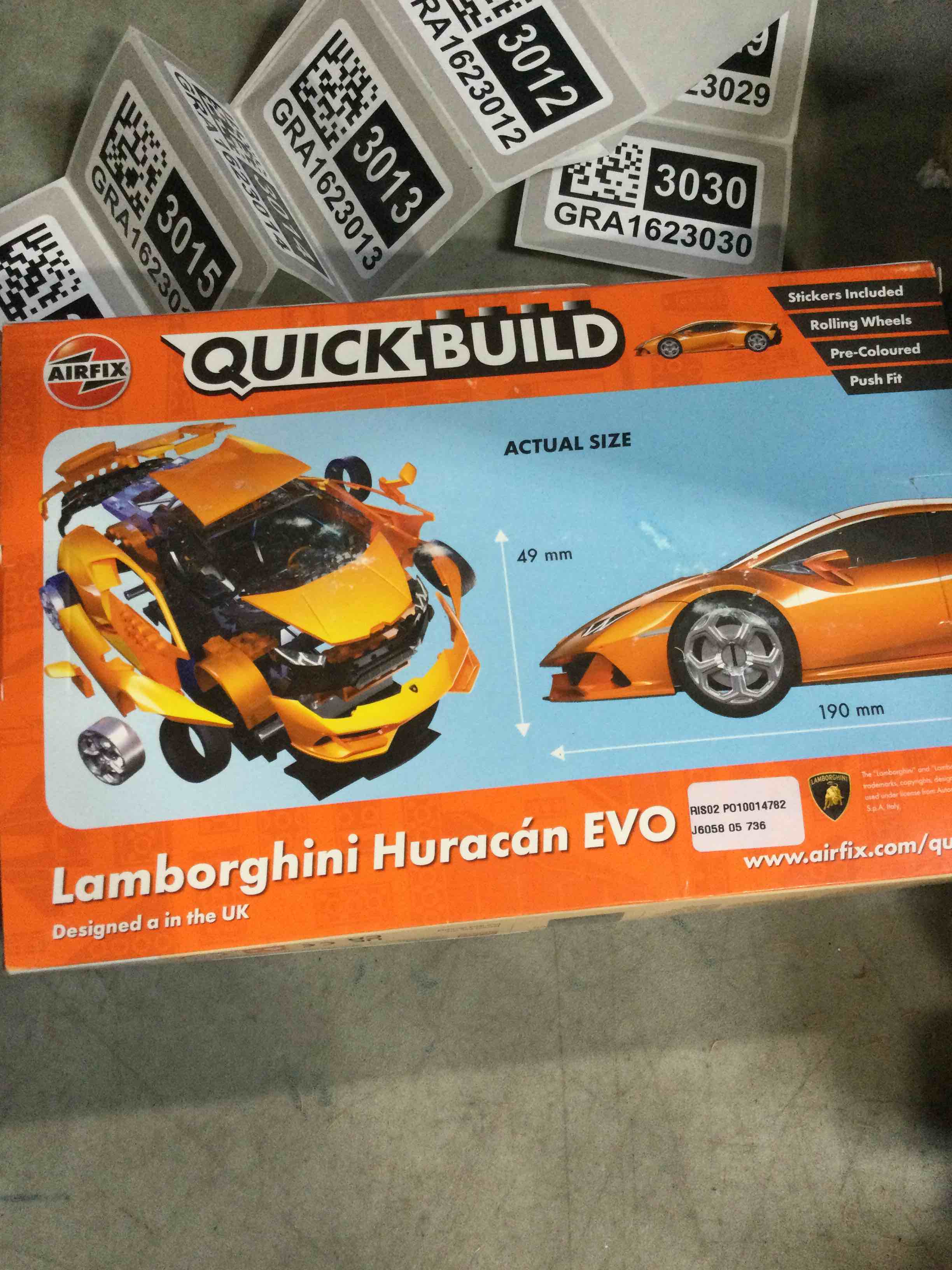 quick build Lamborghini huracan evo