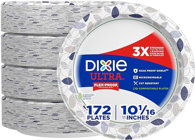68ct 10 q/16 Dixie plates