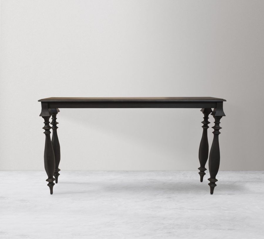 Moti Furniture Upstone Console Table in Antique Black 91005002