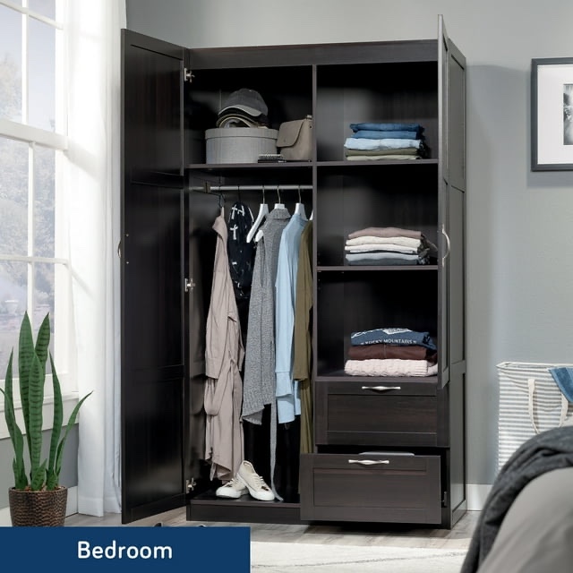 (incomplete) (box 2 of 2) sauder wardrobe storage cabinet 