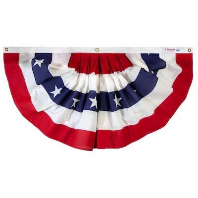 Valley Forge Flag 6-ft W x 3-ft H Patriotic Bunting flag Item #5196271 | Model #LPFFST