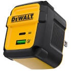 DEWALT 2-Port USB PD Charger — Worksite USB C Charger Block — 49.5W Dual Port Fast Charger — USB Type C PD and QC 3.0 Foldable Wall Charger Plug for iPhone 14 13 12 Pro Max Apple Watch iPad Pro Air