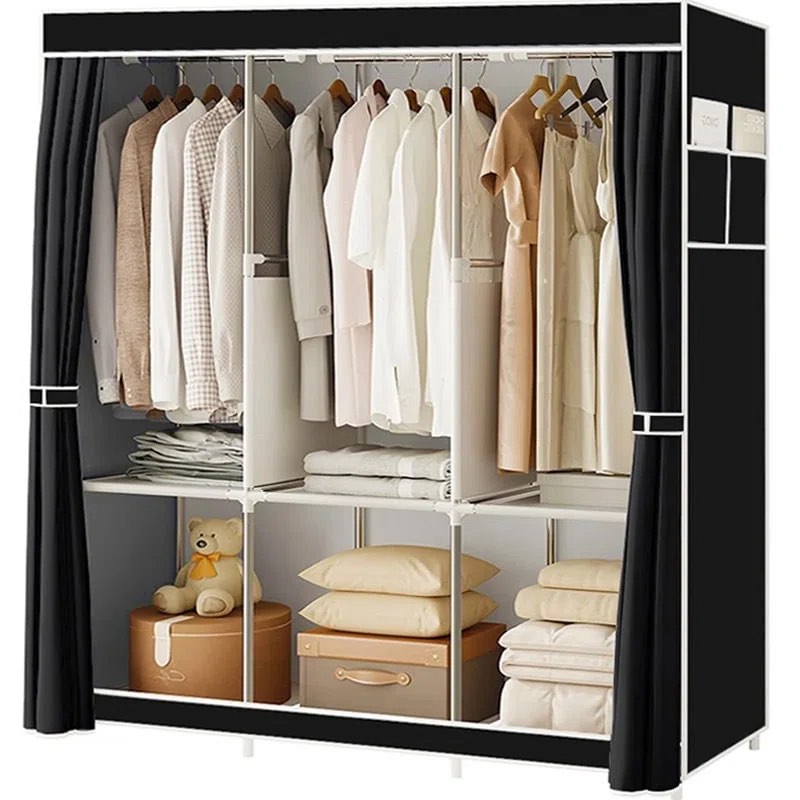 Rebrilliant Portable Closet,Wardrobe Closet Organizer with Cover