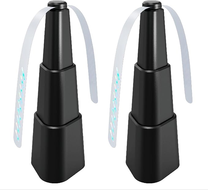 kegoheebuge Fly Fans, Black,2 pcs