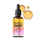 Sunless Tanning Drops To Drink - Drinkable Tanning Drops - Oral Drink - No Sun Required to Naturally Boost Melanin for Face & Body - 60ml