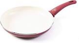 GreenLife Soft Grip Healthy Ceramic Nonstick  Frying Pan/Skillet  12   Red