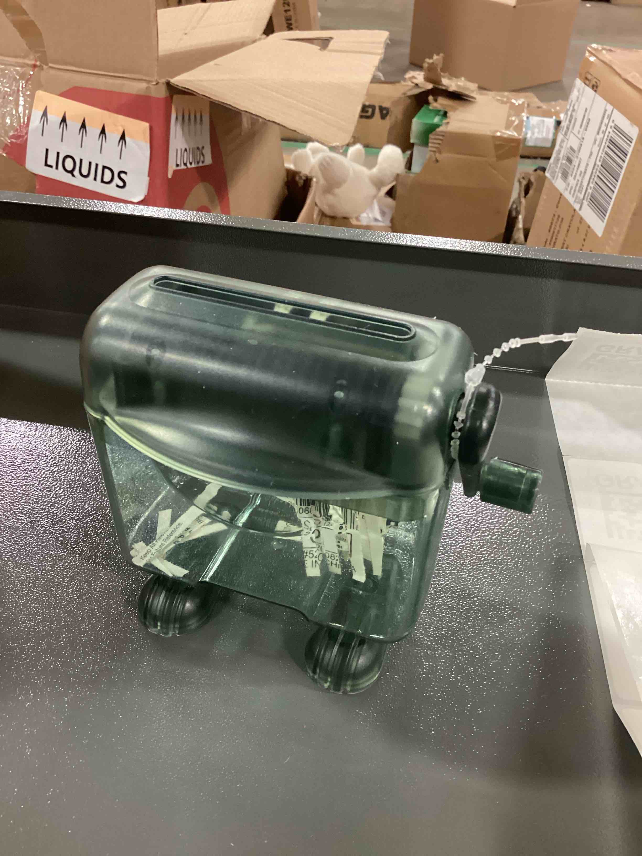 Manual Mini Paper Shredder Green for desktop 4.7in | Five Below