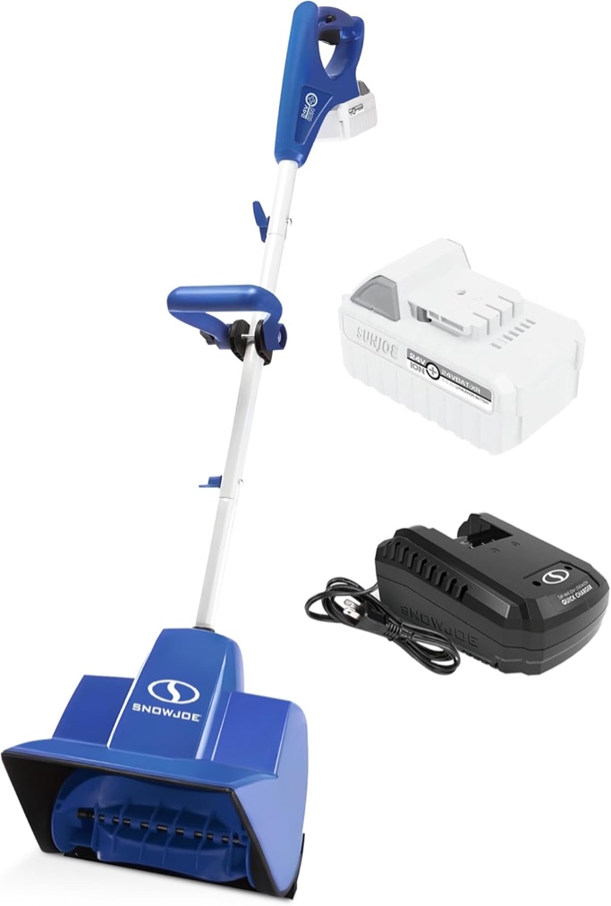SEE DESCRIPTION SnowJoe 24V-SS11-XR-QC(GRY) 11 in 24-Volt iON+ Cordless Snow Shovel Kit - Platinum