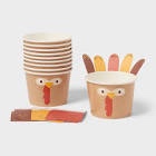 Thanksgiving 10ct Turkey Treat Cups - Spritz™