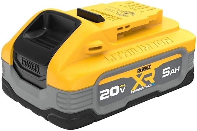 DEWALT DeWalt DCB1104 12V/20V 4 Amp Battery Charger and DEWALT 20V MAX XR POWERSTACK 5 Ah Lithium Ion Battery (DCBP520)