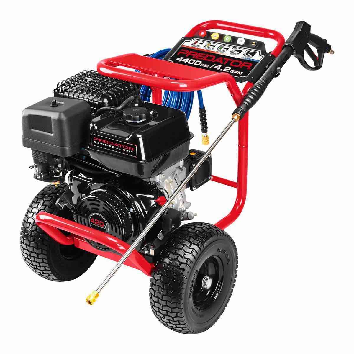 Predator 4400 psi pressure washer (not tested)