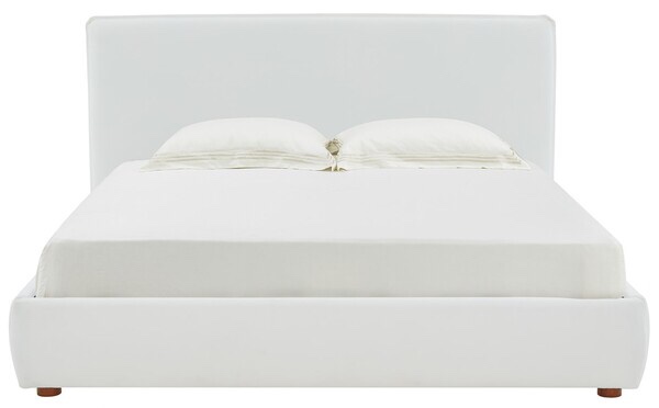 SFV4801C-Q-1-2 Couture Callahan Boucle Bed, Ivory - Queen Size BOX 1 OF 2
