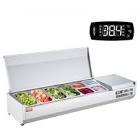 Vevor Refrigerated Seasoning Table Model E60TW. Similar to Stock Photo.