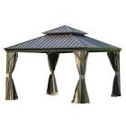 (INCOMPLETE BOX 3 of 3 ONLY) Domi Outdoor Living Gazebo. Similar to Stock Photo.