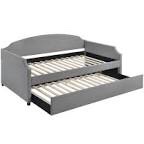 (INCOMPLETE BOX 1 of 2 ONLY) Gray DayBed 50008-011A. Similar to Stock Photo 