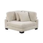 (CORNER SEAT ONLY) HOMELEGANCE Corner Seat with Two Pillows Brinsley 135W Modern Corduroy Trac 