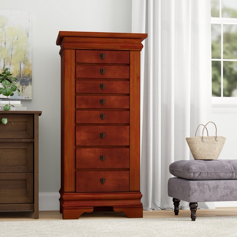 Weirton Jewelry Armoire with Mirror
