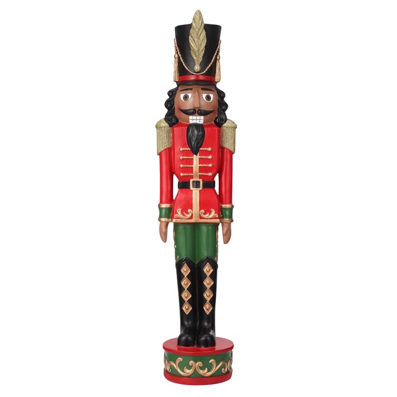 37" Christmas Nutcracker - Solid Resin Construction 2pcs
