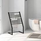 8 Bars Freestanding Wall Mounted Towel Warmer Rack Heating Black W/ LED Display