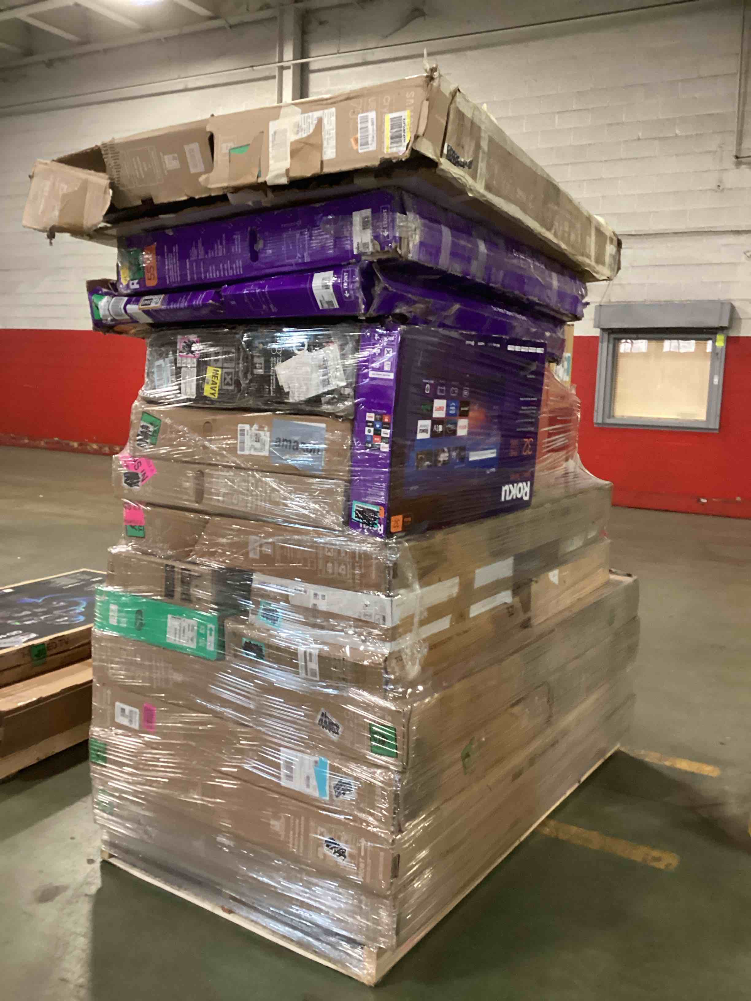 Pallet of Defective Electronics for parts