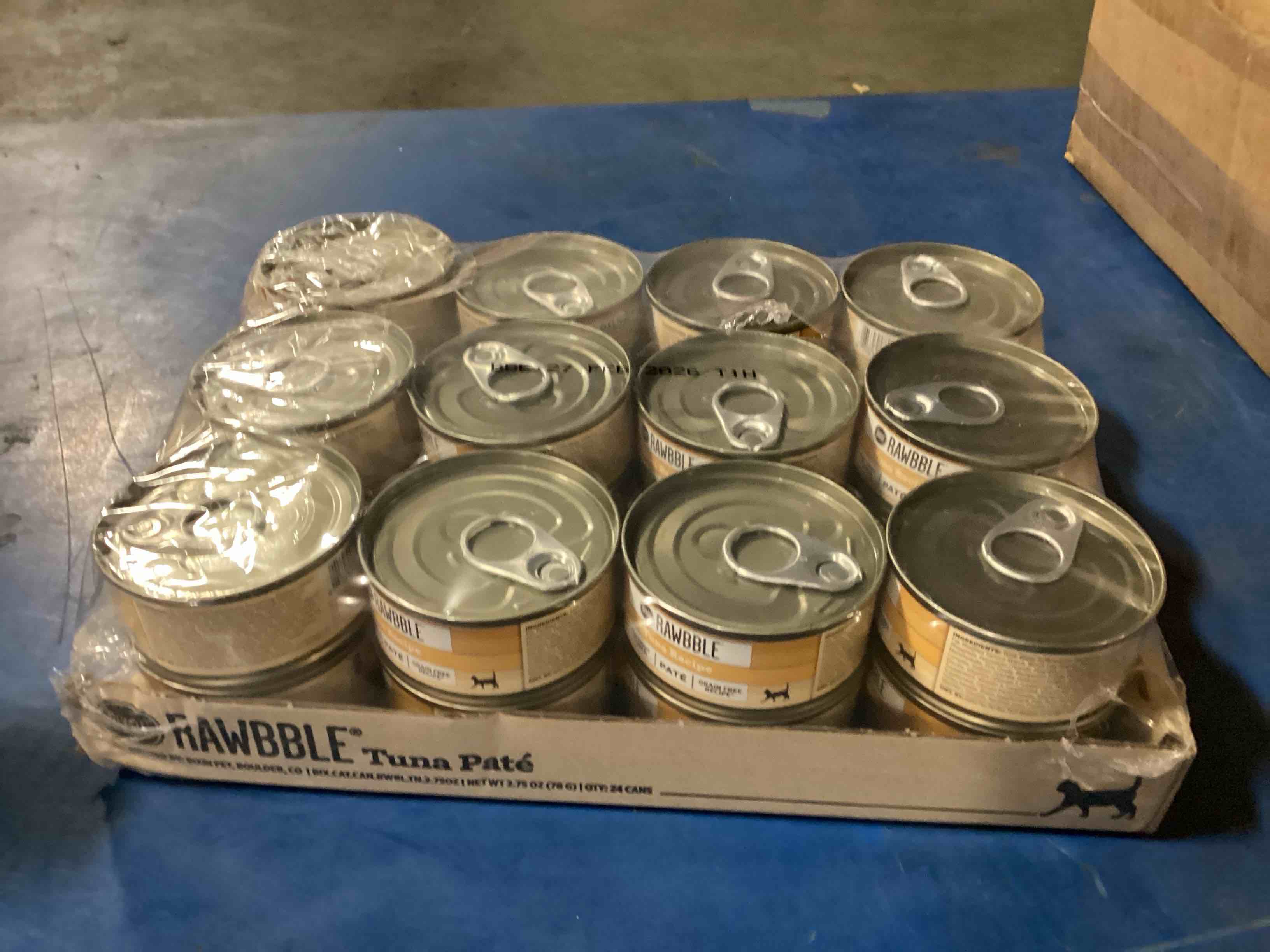 Bixbi case of 24 tuna pate wet cat food (BB February 2026)