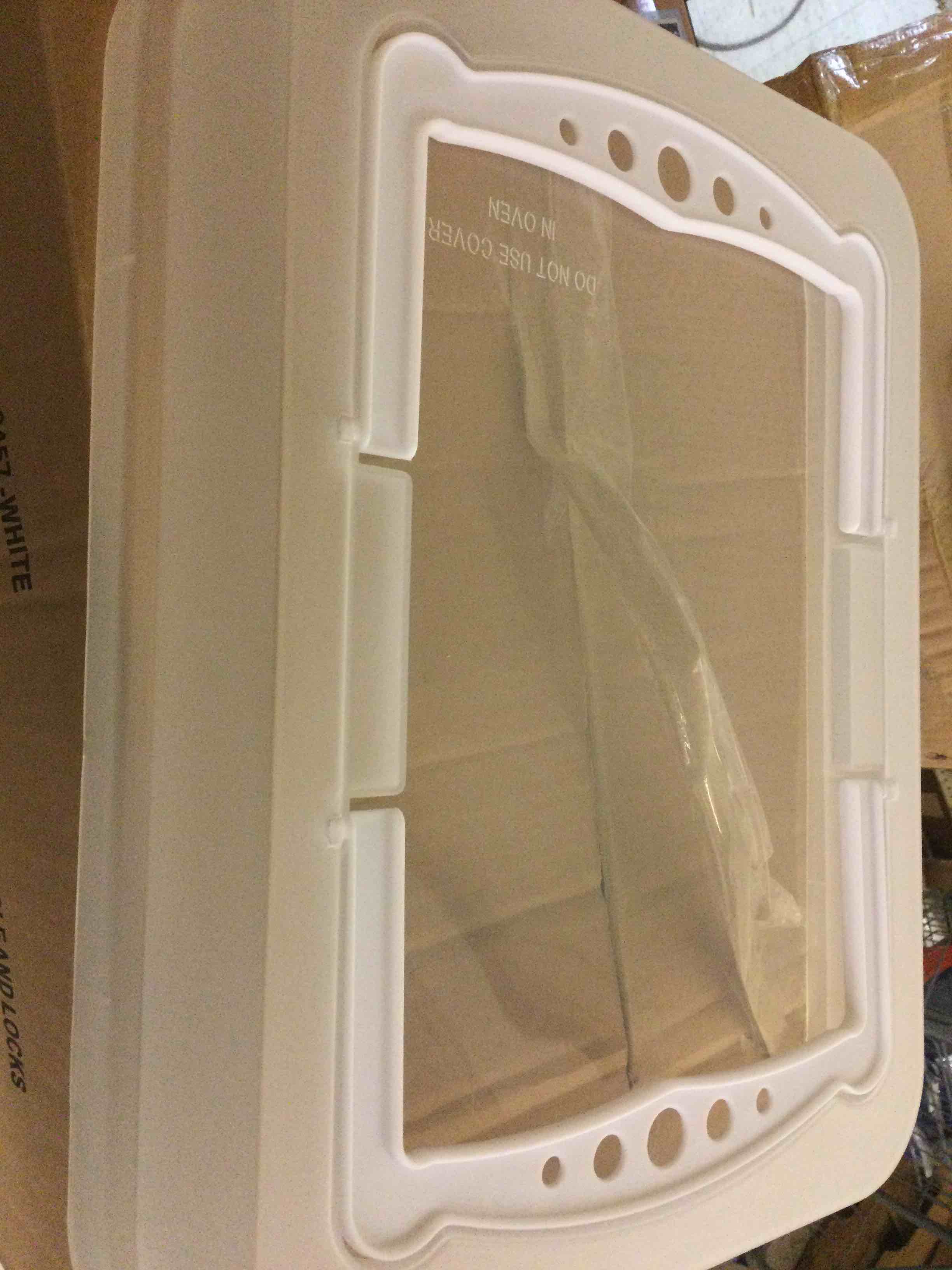 30T plastic cover with white handles