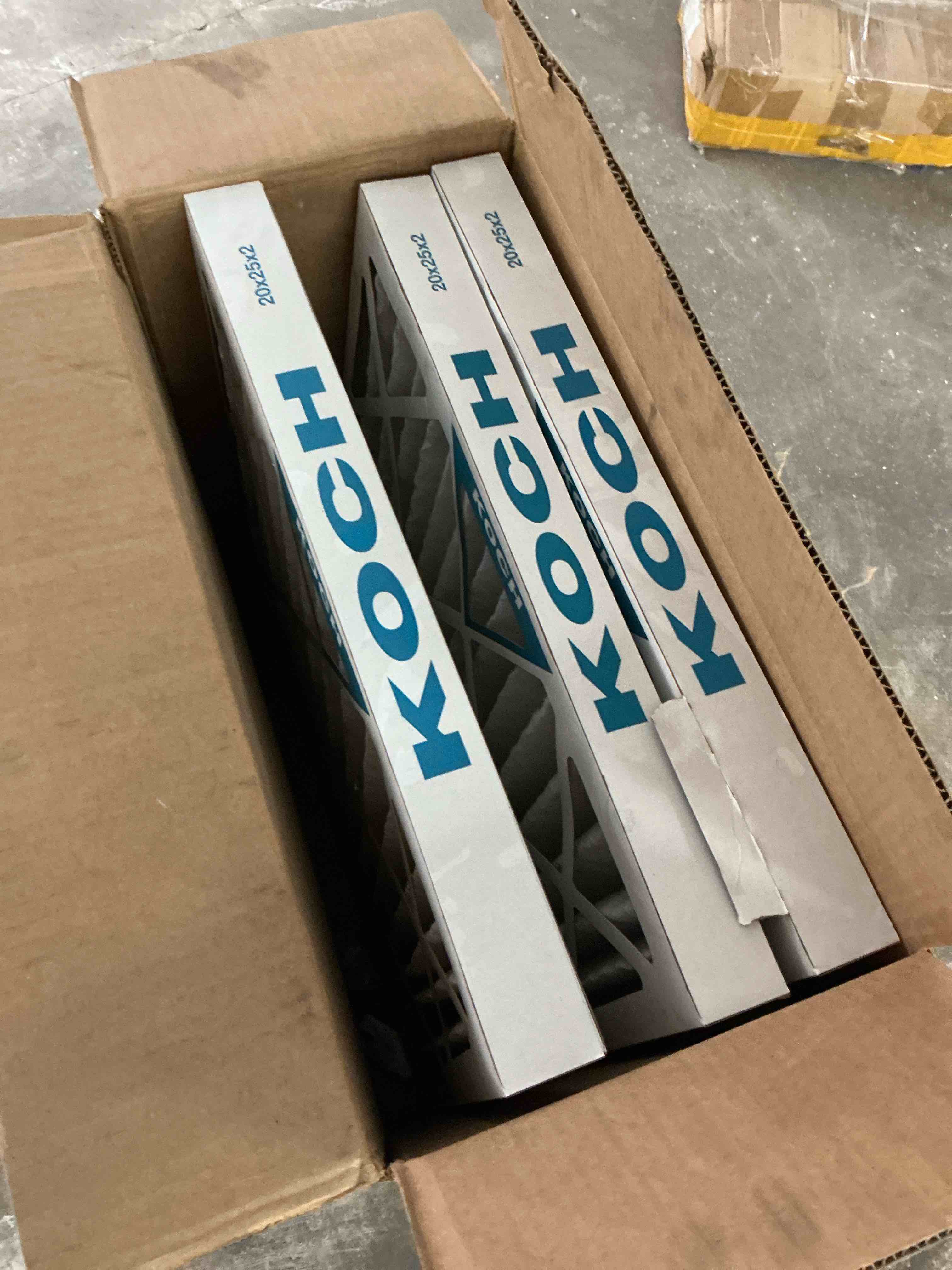 Condition photo showing Good Condition for (INCOMPLETE) Filter King 20x25x2 Air Filter | 4-PACK | MERV 8 HVAC Pleated A/C Furnace Filters | MADE IN USA | Actual Size: 19.5 x 24.5 x 1.75"