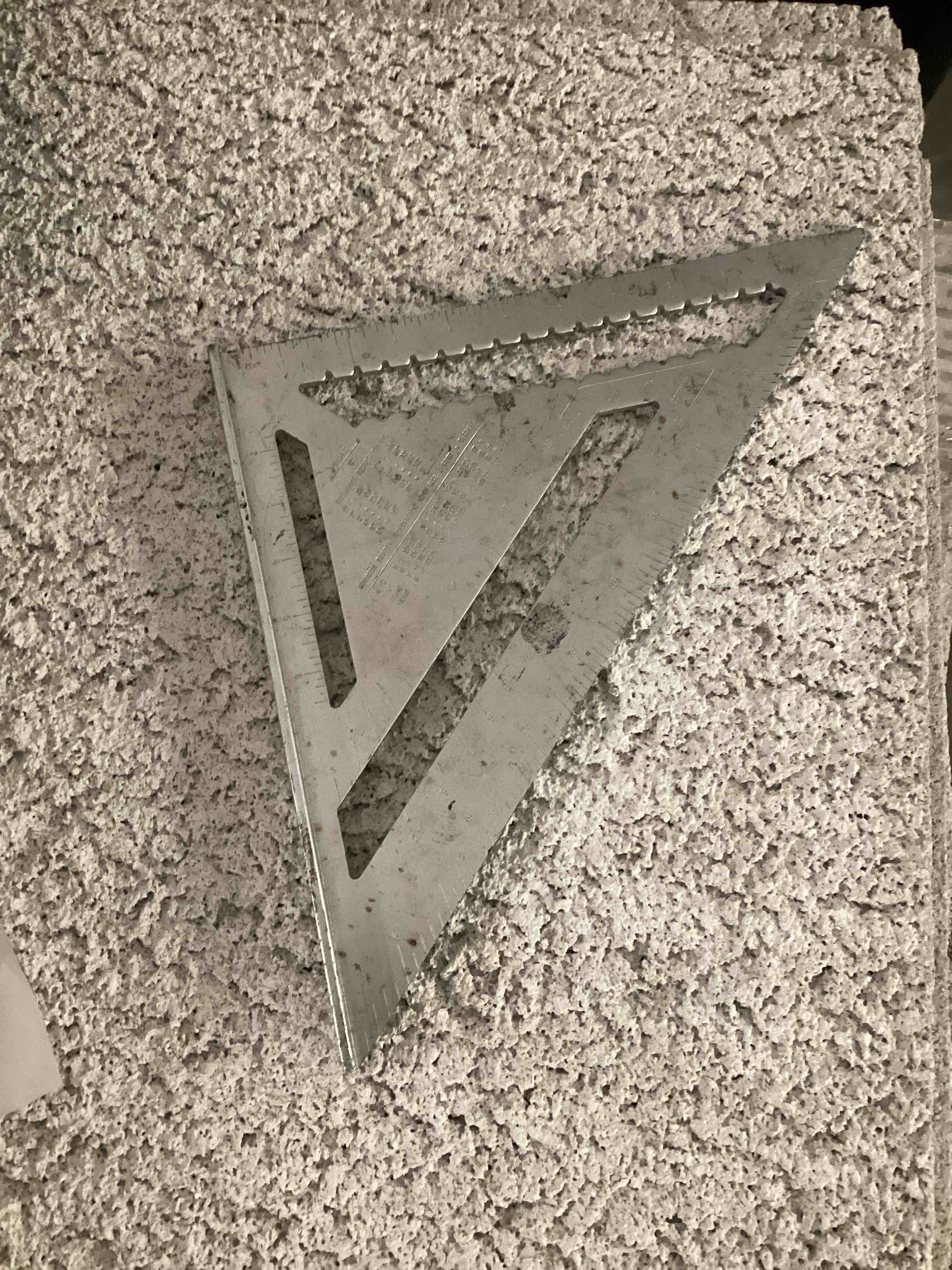 Condition photo showing As Is for Milwaukee Tool Magnum Rafter Square, 12 In. Marking And Layout Tool