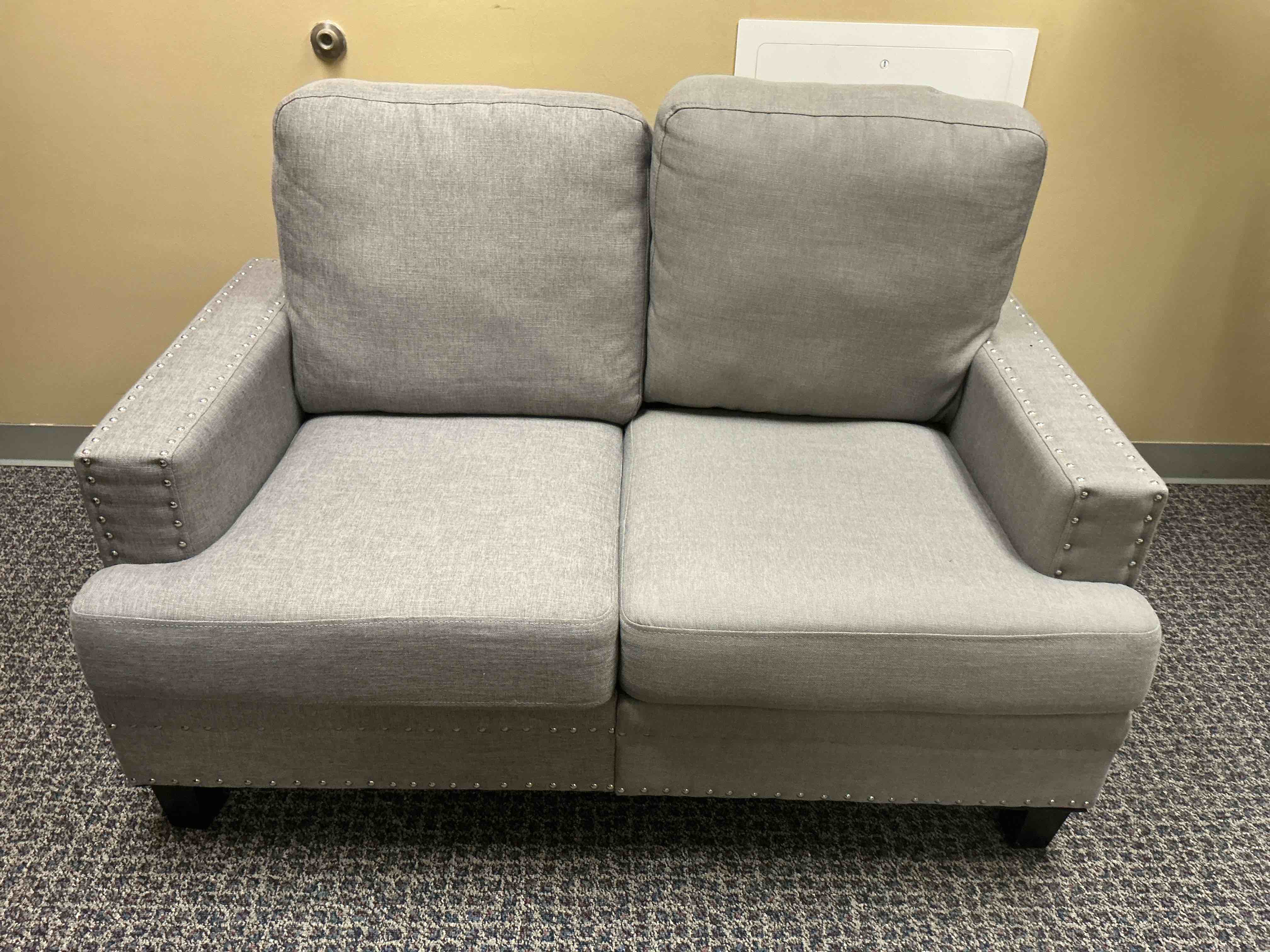 Condition photo showing Good Condition for LOKATSE HOME Modern Loveseat Sofa Indoor Furniture Comfy Upholstered Couch for Living Room, Bedroom