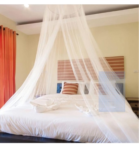 Cabilock Breathable Network Hanging Bed Awning White