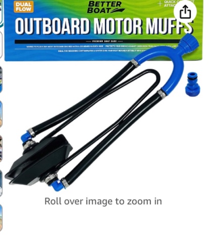 Boat Motor Muffs Outboard Motor Muffs and Inboard I/O Ear Flusher Motor Flush Warmer Parts Hose Adapter Boat Muffs Outboard Engine Flush Marine Use Kit Boat 
