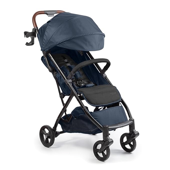 Ingenuity 3Dquickclose CS+ Compact Fold Stroller – Lightweight Stroller with Oversized Canopy, Extra-Large Storage and Compact Fold, Gray