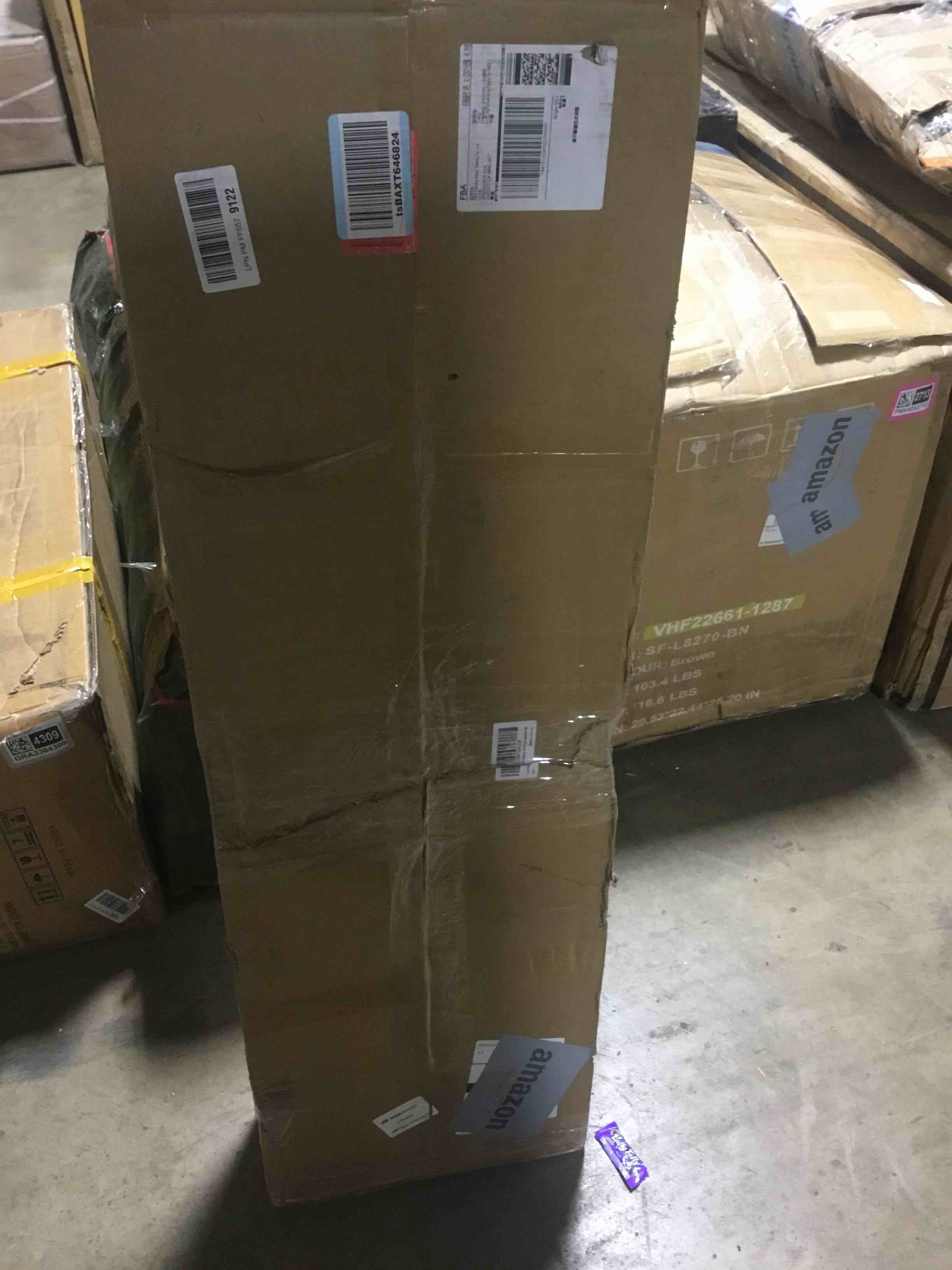 Condition photo showing Good Condition for Yuzzy Slat Wall Paneling 4 x 8ft, Garage Slatwall Panel Wall Storage Systems, Heavy Duty PVC Garage Wall Organization (Black) 4"x8" Black