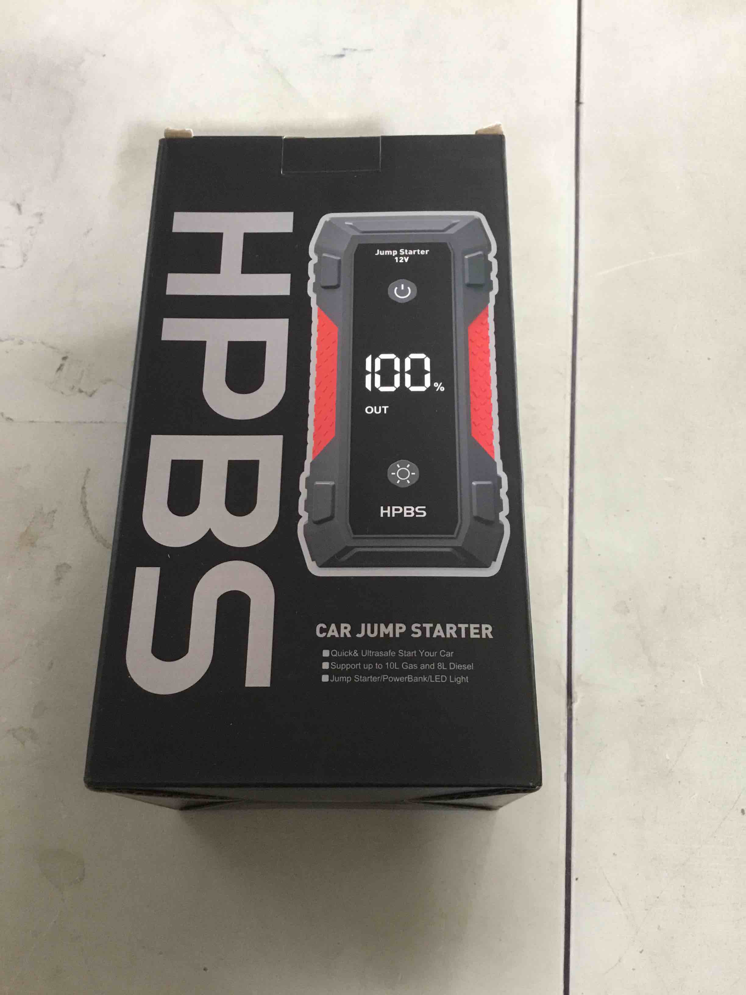 Condition photo showing Good Condition for Car Battery Jump Starter, 5500A Peak Jump Starter Battery Pack for Up to All Gas and 10L Diesel Engines, 12V Portable Jump Starter Box with 3.0" LCD Display