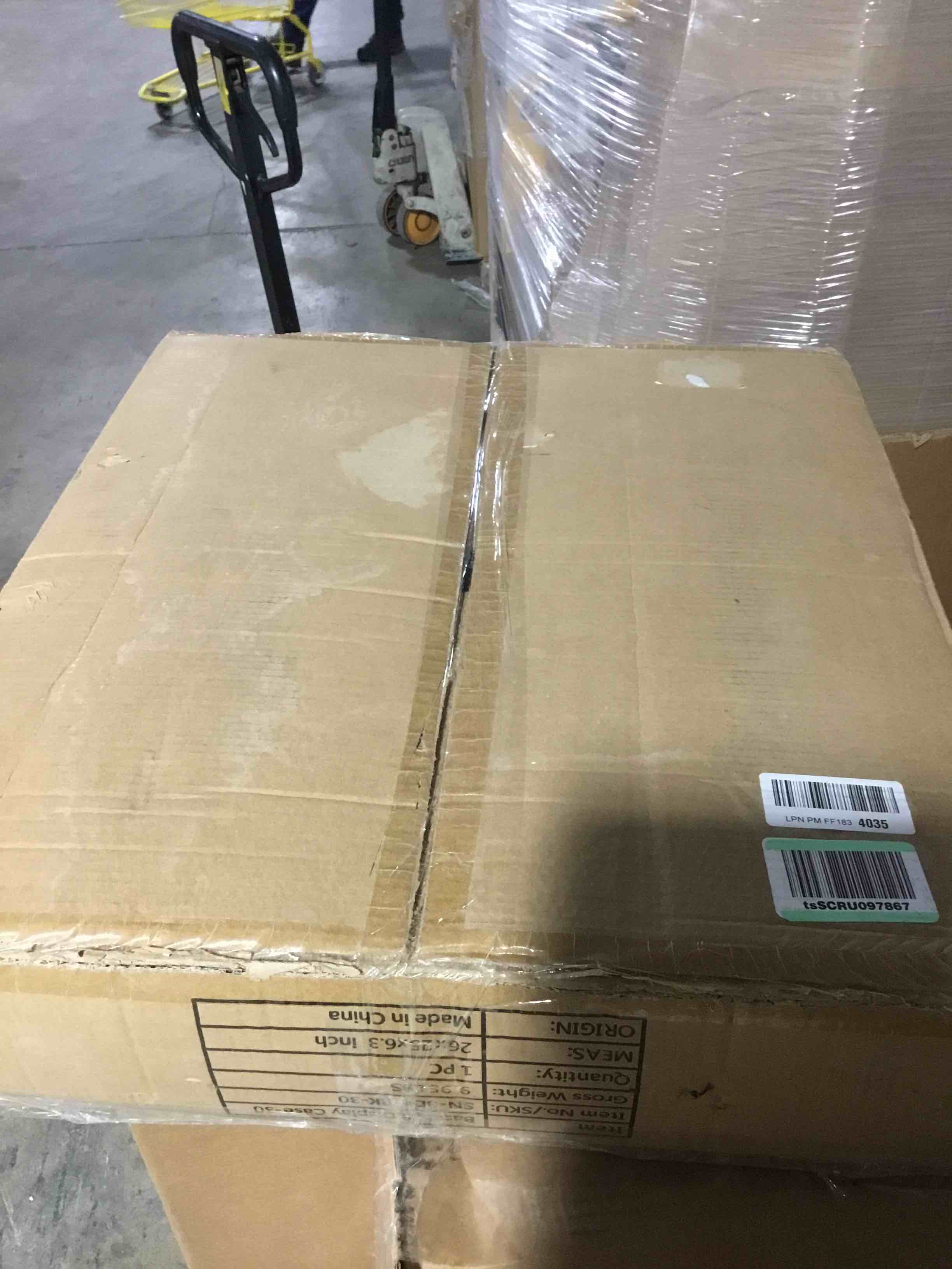 Condition photo showing Good Condition for Baseball Display Frame Case Baseball Shadow Box Wall Cabinet Baseball Holders for 30 Balls Display with Lockable Anti Fade UV Protection Acrylic Door for Homerun and Collector Autograph Balls, Black 30 Slots