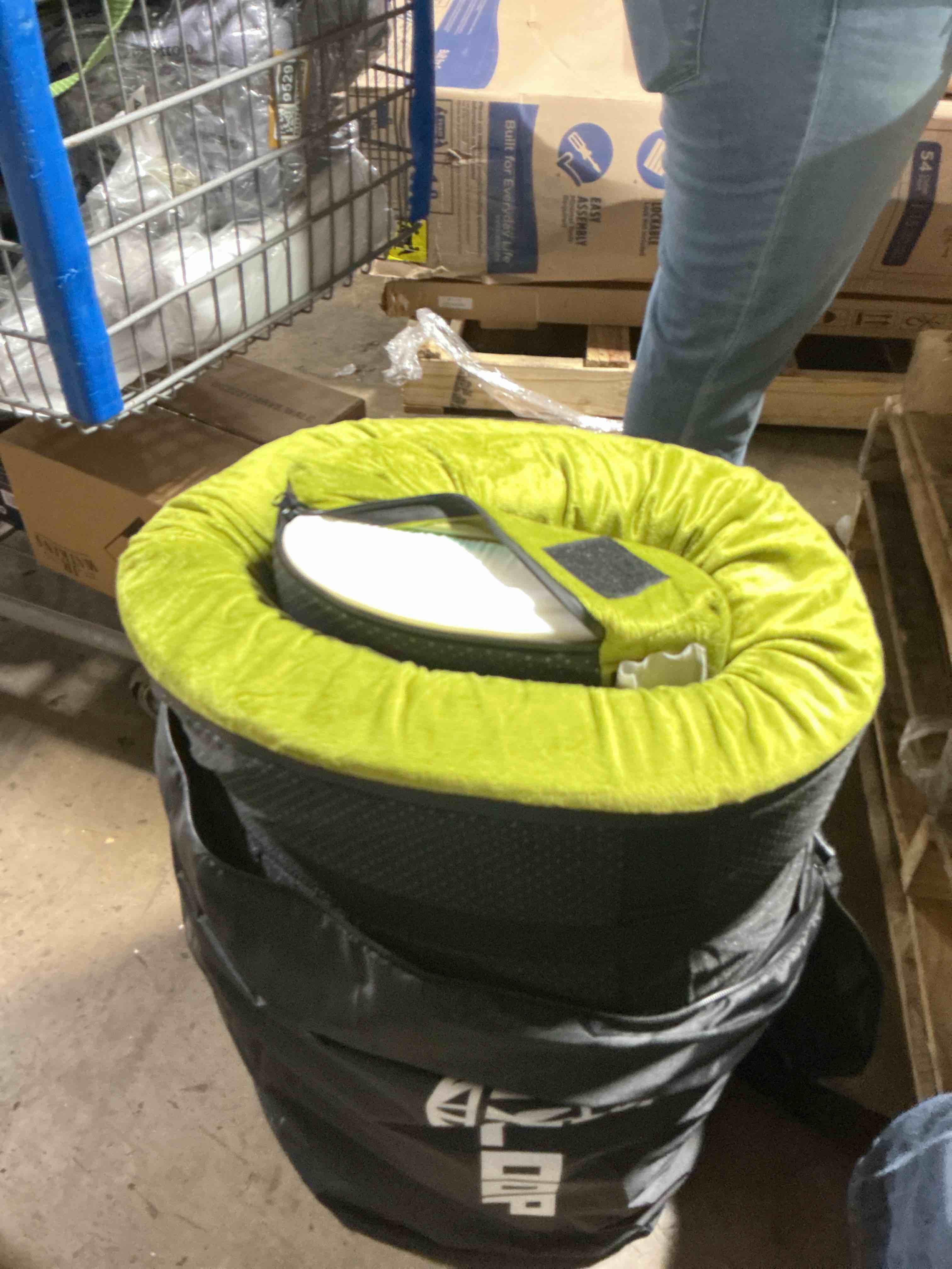 Condition photo showing Good Condition for dhole 4 inch gel memory foam camping mattress, certipur-us certified thick sleeping pad, waterproof & soft fleece top, portable roll-up mat with multi-function storage bag & pillow for tent camping