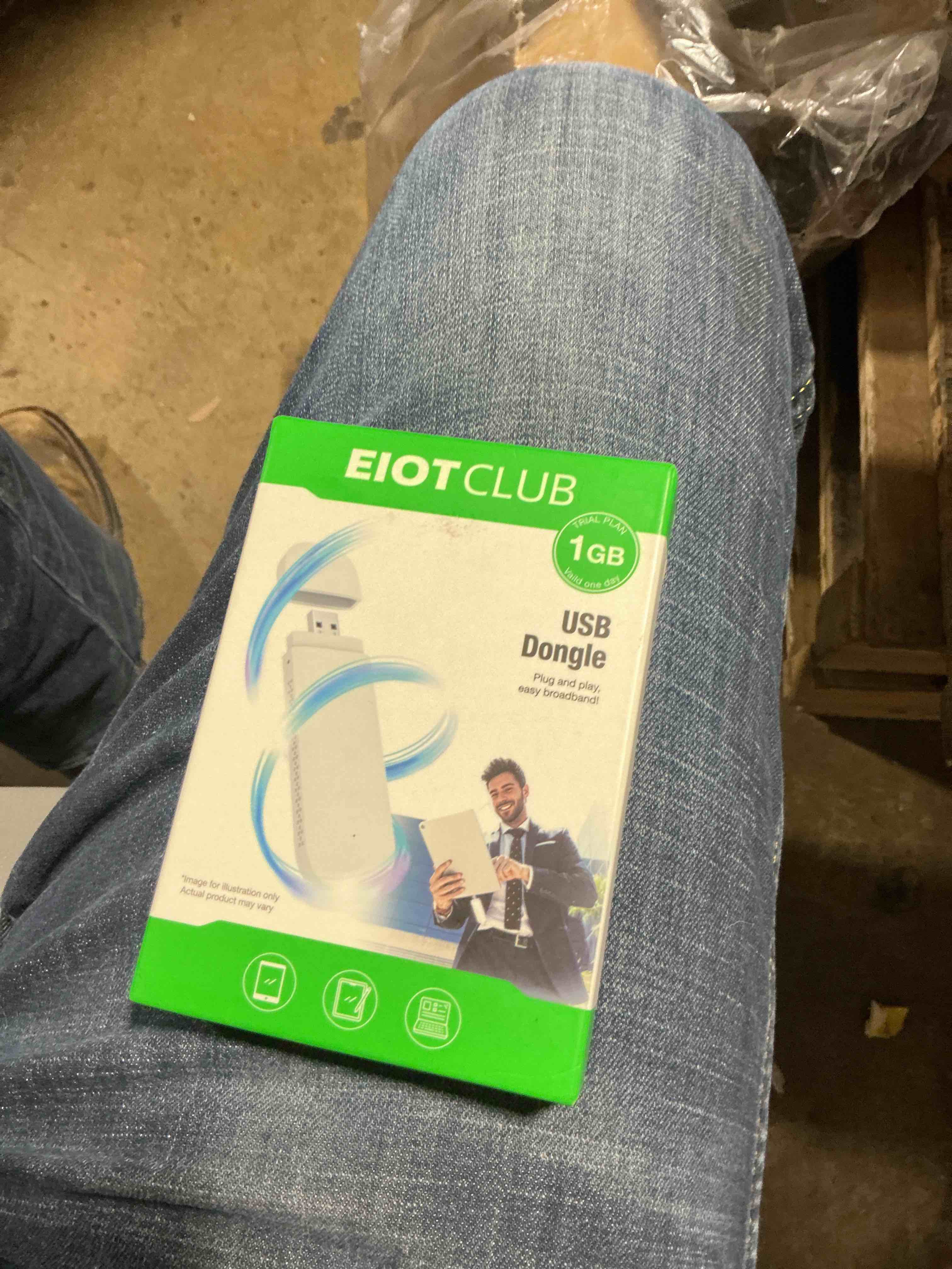 Condition photo showing Good Condition for eiotclub 4g lte usb wifi 6 dongle - portable mobile hotspot high-speed, portable wifi with pre-installed sim card & prepaid plan data plans, supports 10 devices(usa only – no international use)