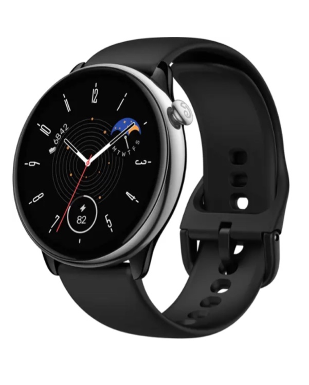 Amazfit - GTR Mini Smartwatch 32.5 Stainless Steel - Black