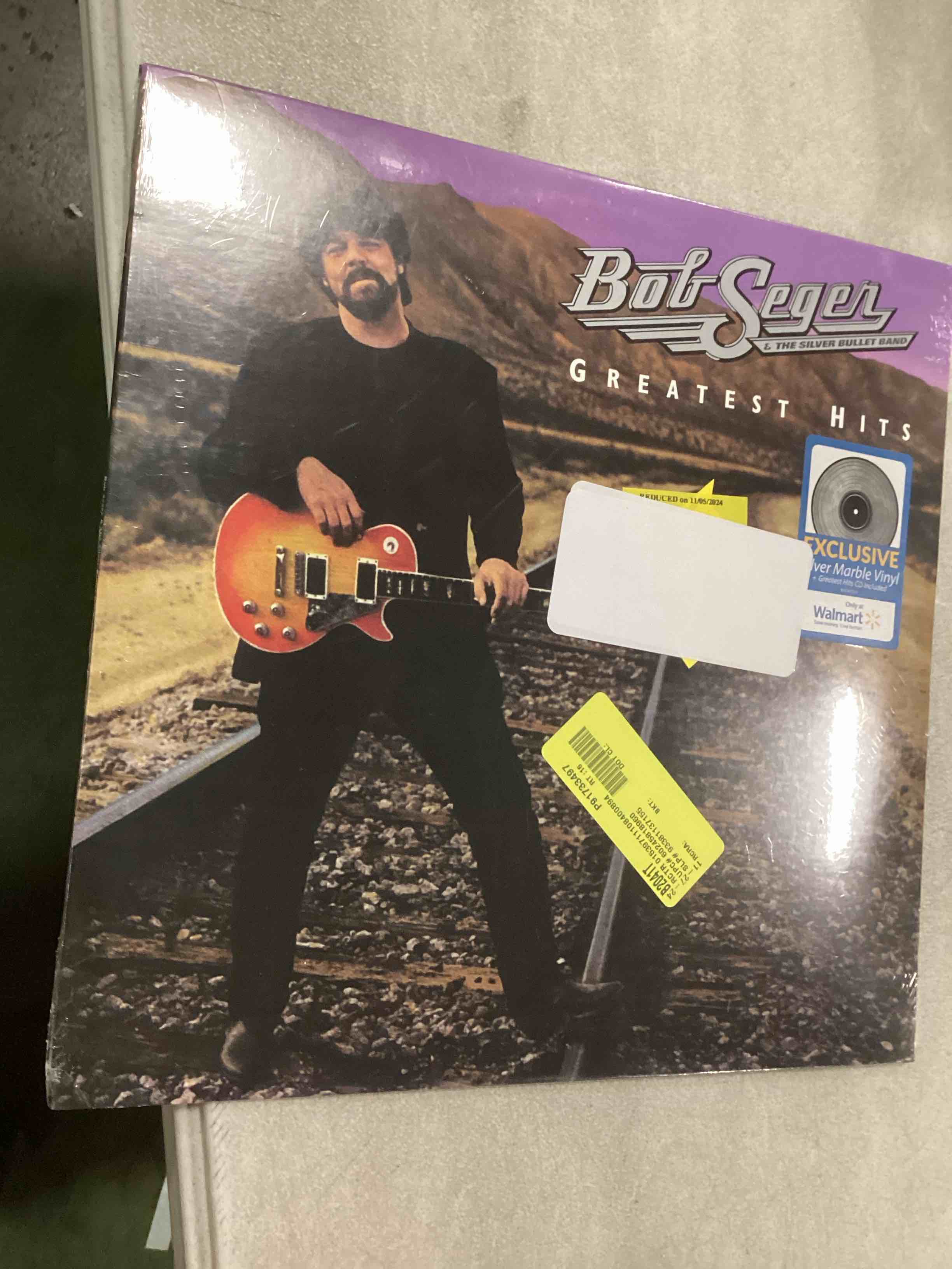Condition photo showing As Is for bob seger & the silver bullet band - greatest hits (walmart exclusive) - music & performance - vinyl [exclusive]