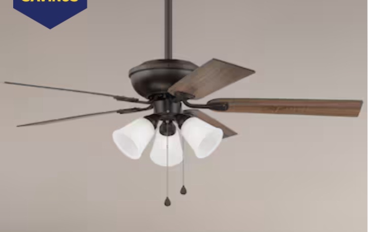  Harbor Breeze Indoor Ceiling Fan 52 Sailor Bay #1461040