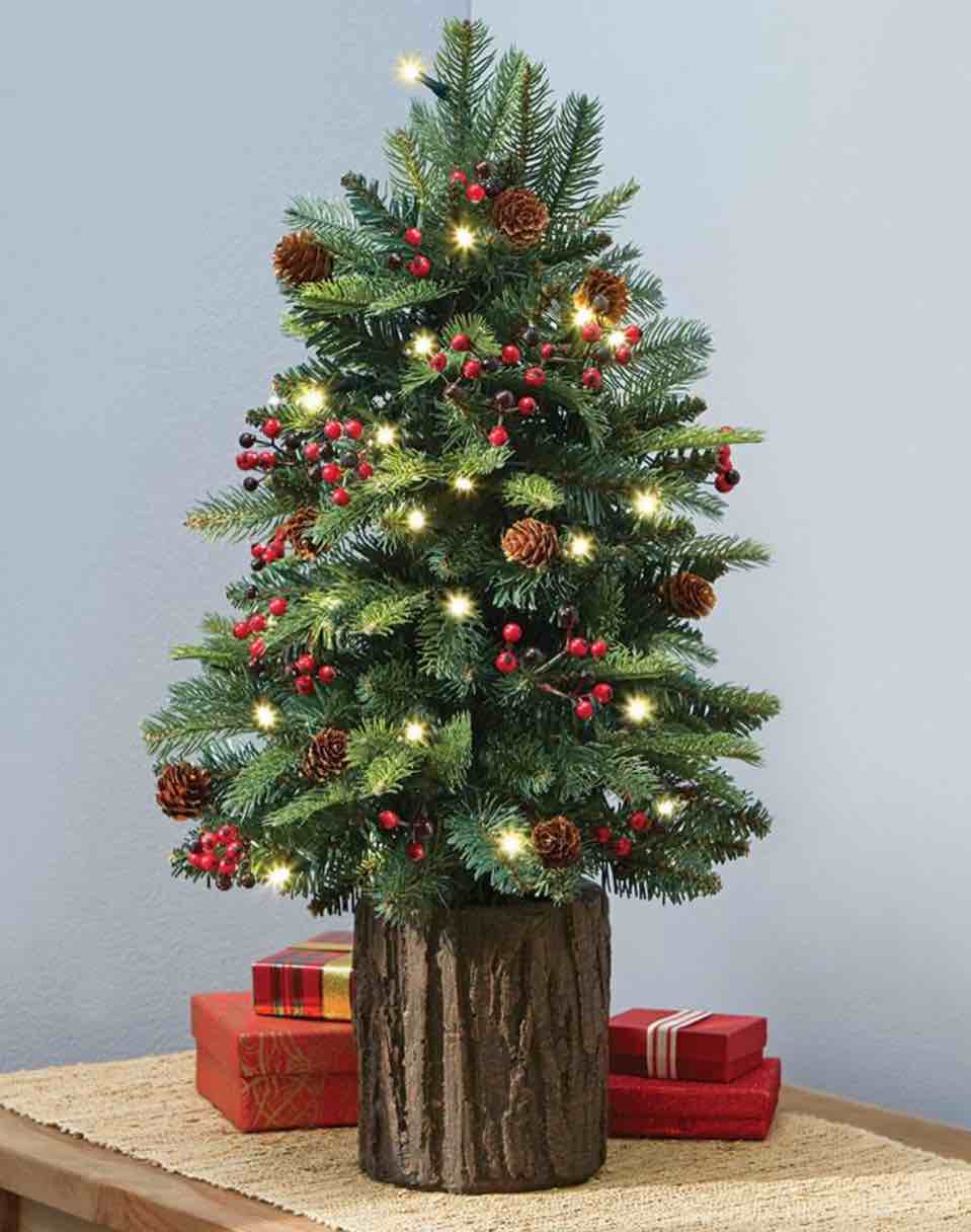 The Tabletop Prelit Christmas Tree