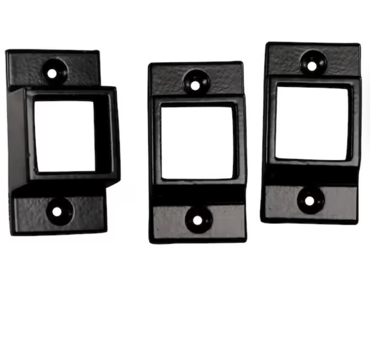 5/8 in. Metal Wall Mount Fence Brackets (3-Pack)