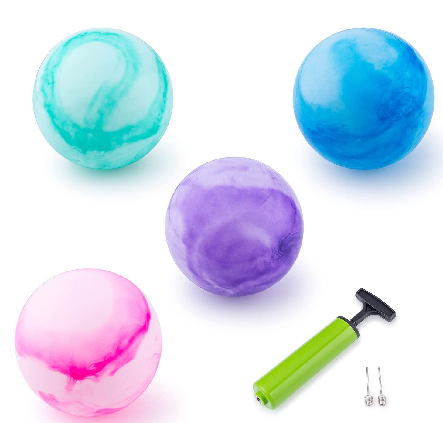 Assorted Bounce Soft Balls For Kids - Durable, Inflatable Sensory Ball For Children, Toddlers And, Pets - (Assorted colors and style)