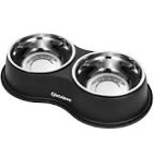 dog bowl double dog water and food Dog Bowls Double Dog Water and Food Bowls Stainless Steel Bowls with 1.6 Gallon Dog Water Bowl, 6.5L/220oz Stainless Steel No Spill Water Bowl for Large Dogs