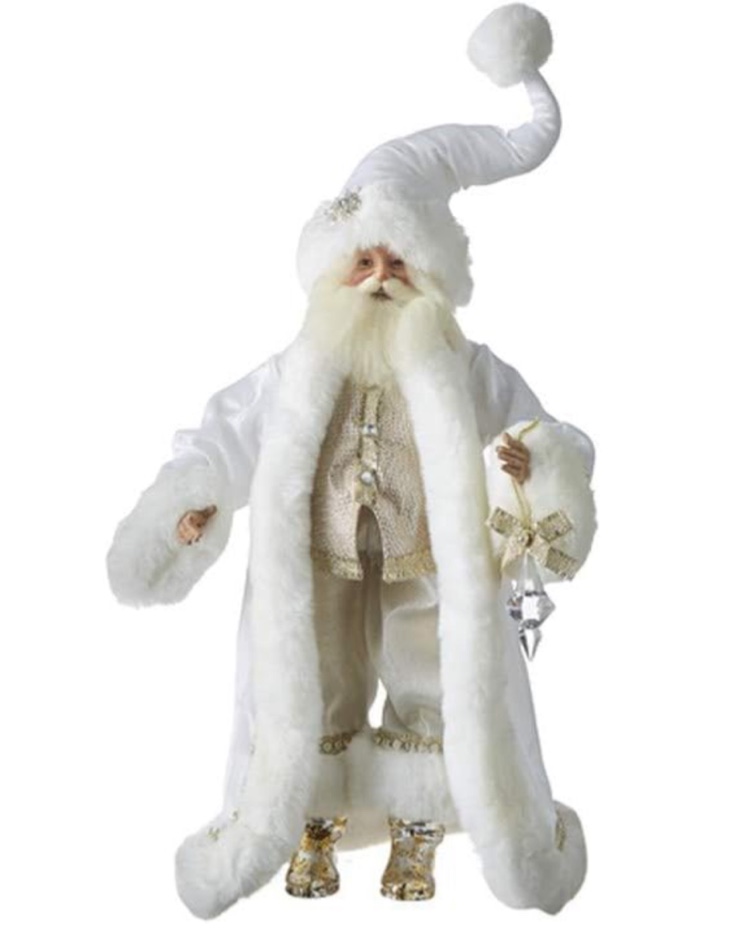 RAZ Imports 2021 Chalet 22.5-inch Santa Figurine