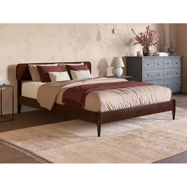 Vetu Solid Wood Spindle Bed (Incomplete, Headboard Only)