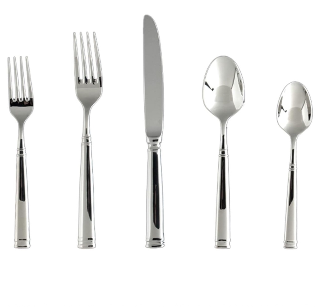 Bistro 20 Piece 18/10 Stainless Steel Flatware Set, Service for 4